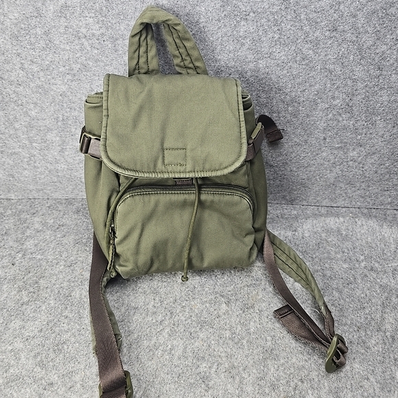Vera Bradley Olive Green Mini Backpack - Picture 1 of 11